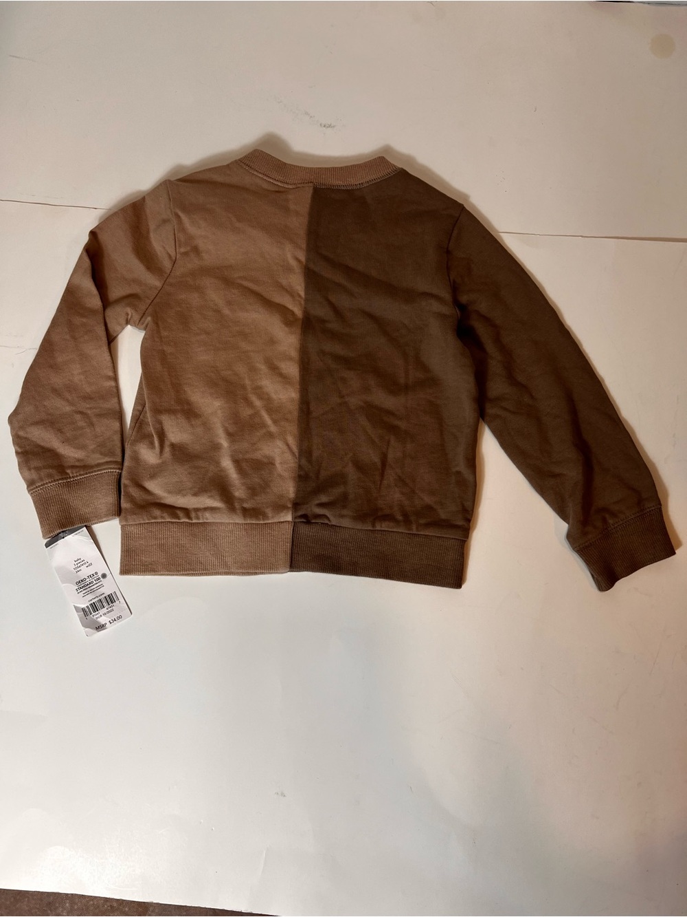 Carters kids Crewneck Sweatshirt in Brown - Casual Everyday Layer